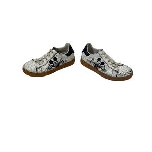 MOA Master of Arts x Disney Mickey Mouse White & Black Crackle Kids Sz 11- HTF